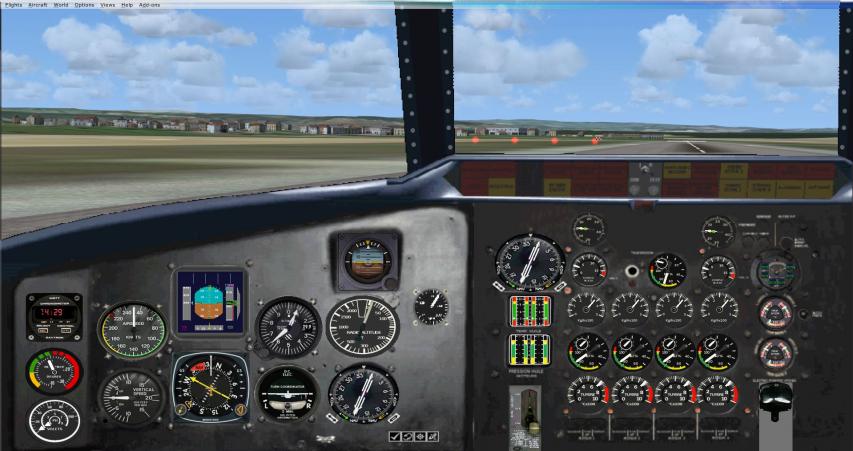 cockpit 2D du Bréguet 941 S